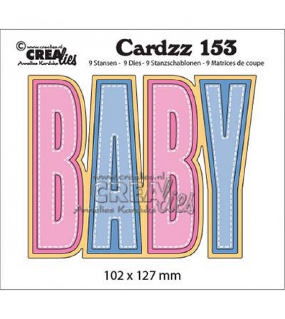 Crealies Fustella Cardzz Nr.153 Baby