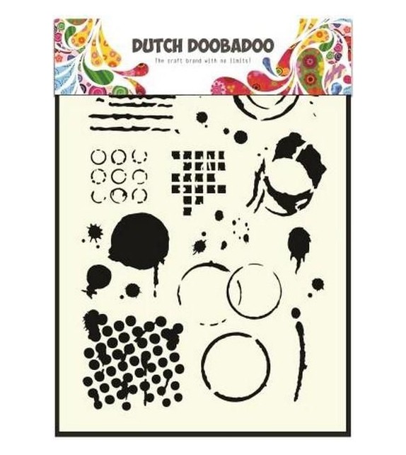 Dutch Doobadoo Dutch Mask Art stencil Geometric Tiles