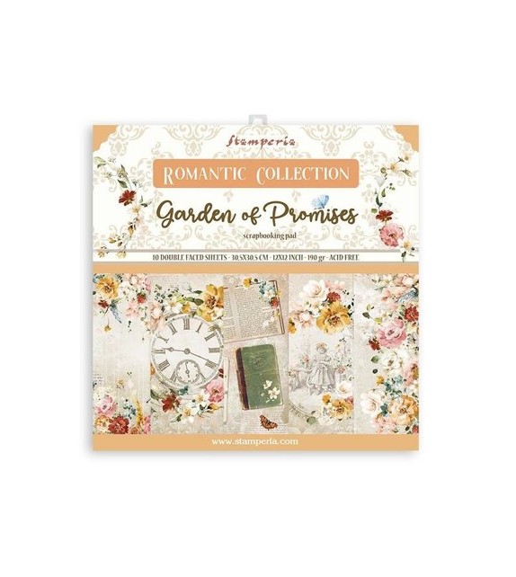 Stamperia Garden of Promises 12x12 inch Paper Packs