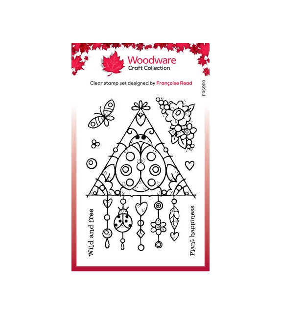 Woodware - Ladybird Dream Clear Stamps