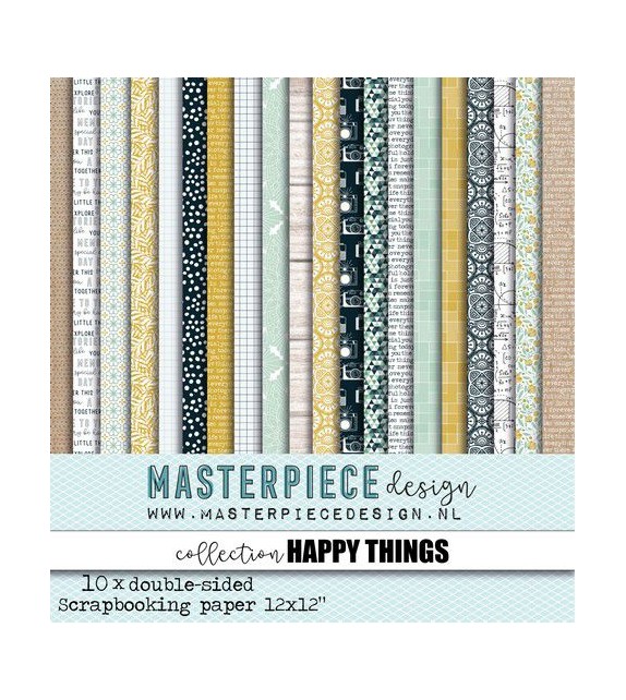 Masterpiece Papiercollectie Happy Things 12x12