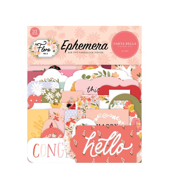 Carta Bella - Flora No.5 Ephemera
