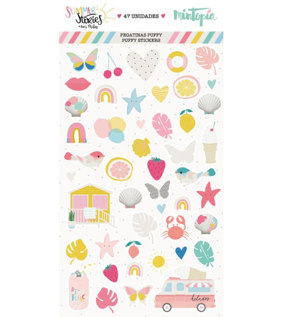 MINTOPIA - Summer Stories puffy stickers