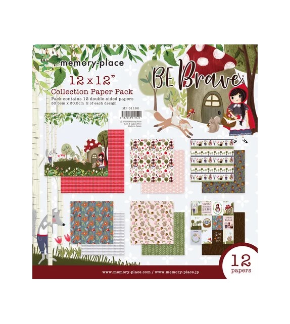Memory Place - Be Brave 12x12 Inch Paper Pack