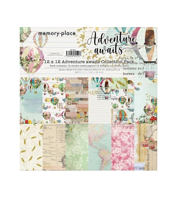 Memory Place - Adventure Awaits 12x12 Inch Paper Pack