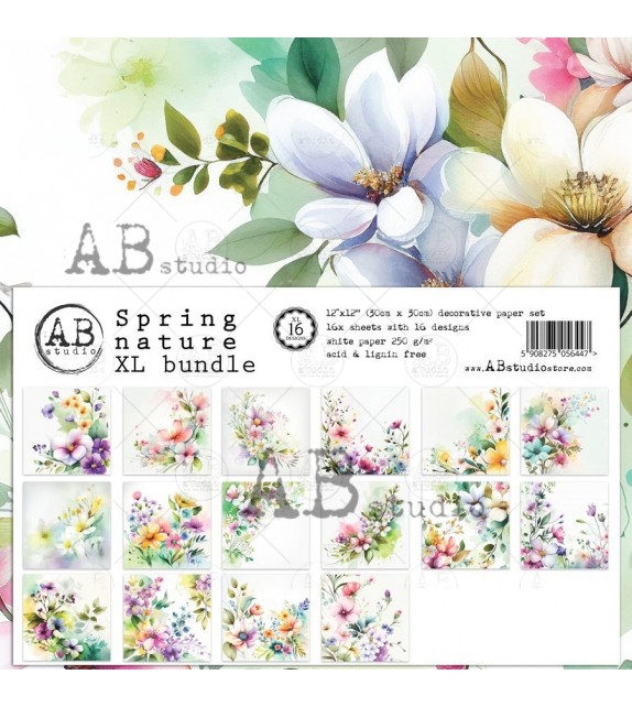 AB Studio - "Spring nature" paper XL bundle