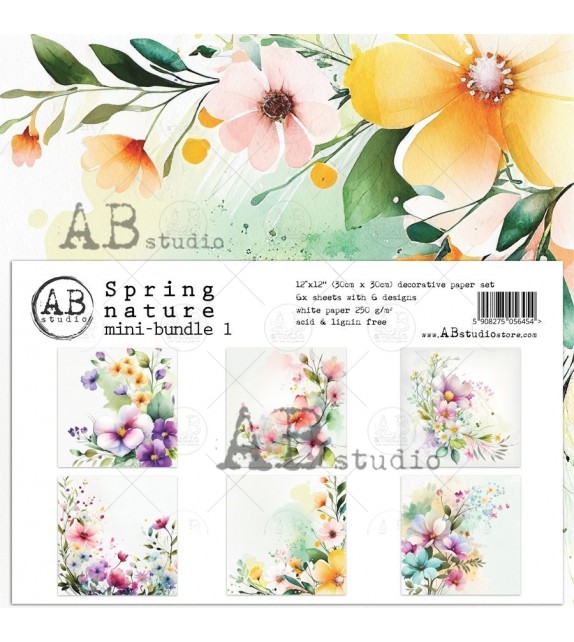 AB Studio - "Spring nature" paper MINI-bundle 1