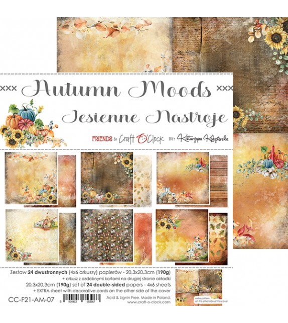 Craft o clock - Autumn mood paper pad 15x15