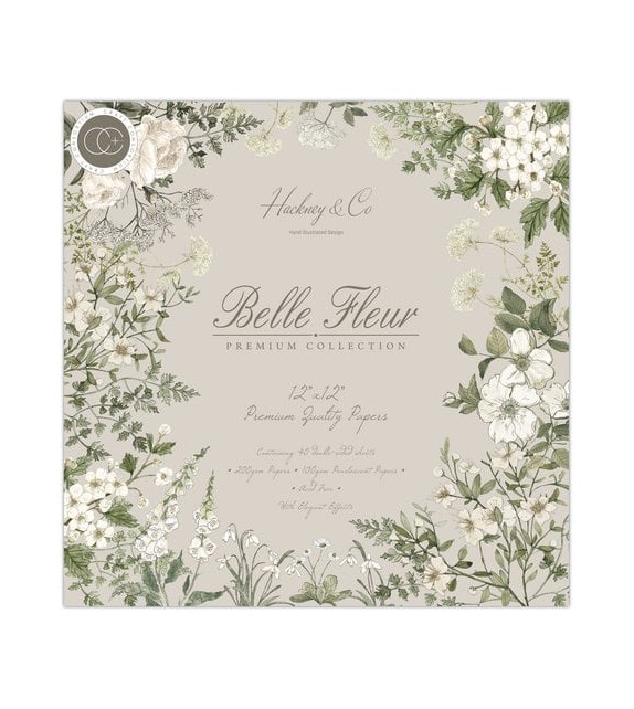 Craft Consortium - Belle Fleur 12x12 Inch Paper Pad